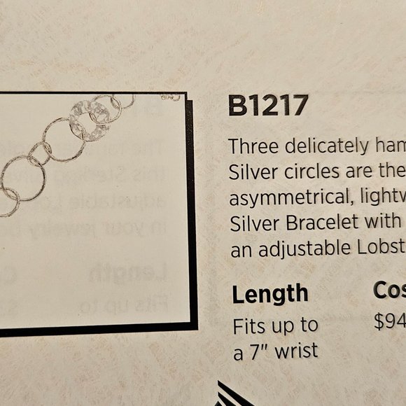 Silpada sterling silver bracelet with jade accent - Picture 3 of 3